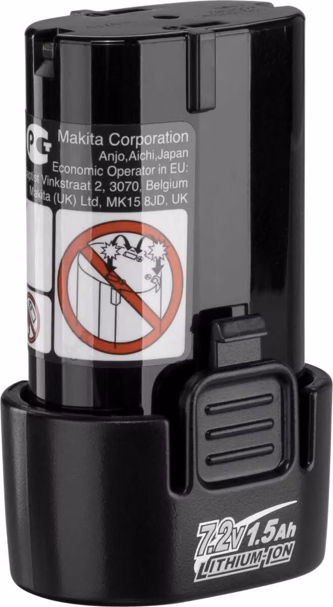 Makita 198000-3 Batteria-BL0715 Li 7.2V 1.5Ah