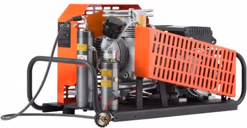 VEVOR Compressore d'Aria PCP da 30 MPa Arancione con Portata 60 L/min, Arresto Automatico e Sistema di Raffreddamento a Ventola per Bombole Subacquee