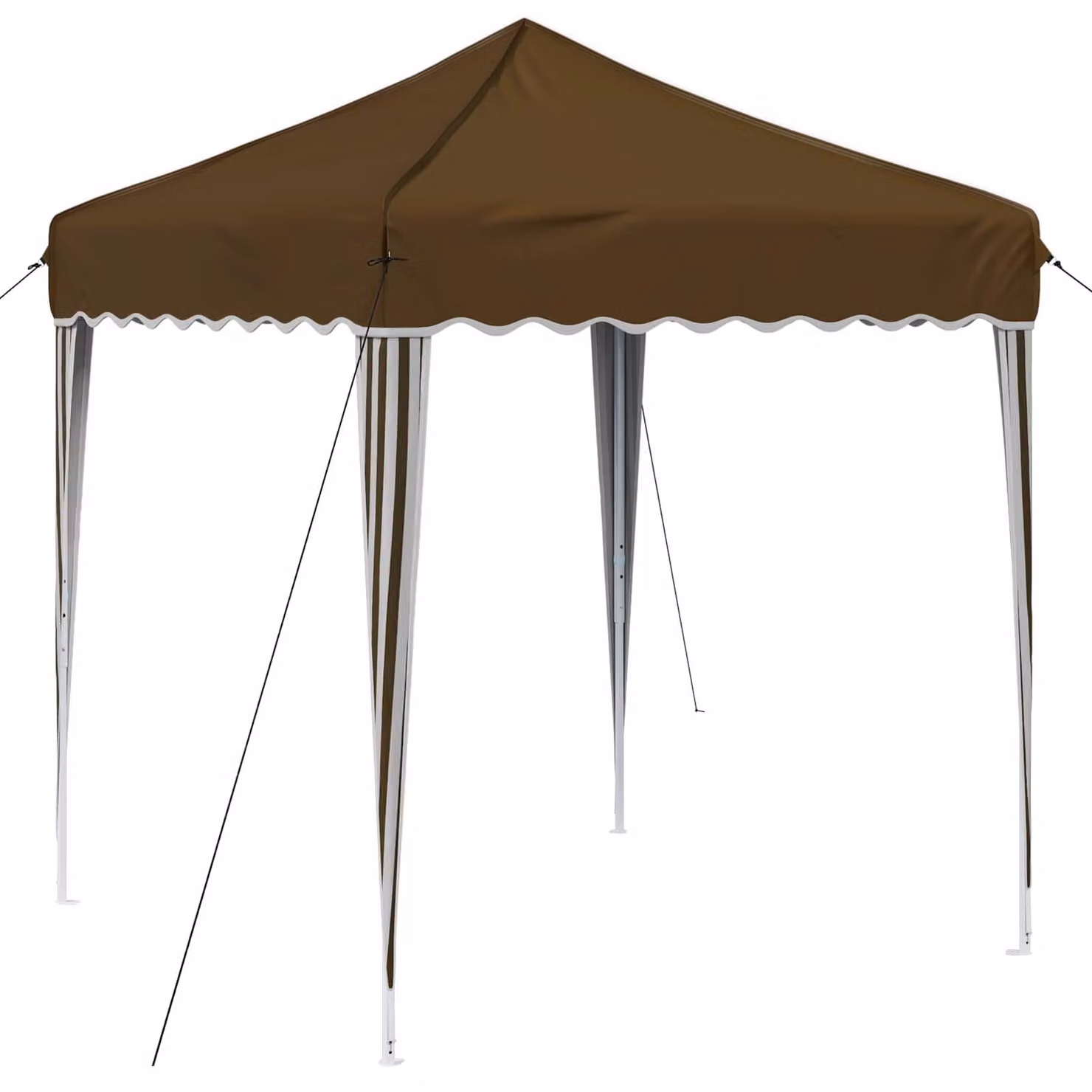 Tenda per feste a pop-up 195 x 195 x 245 cm Tortora