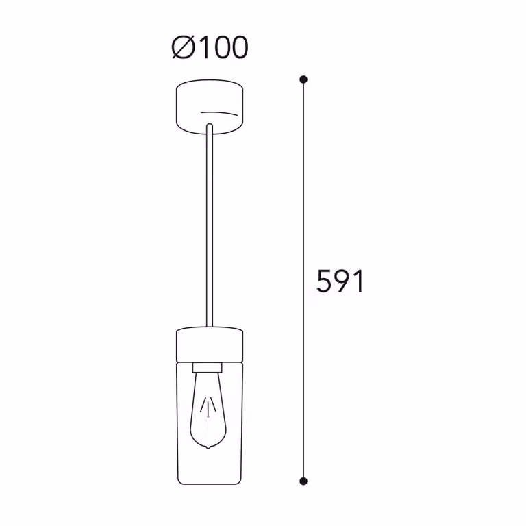 Moretti Luce Sospensione Silindar 3358 ottone anticato/opale Silindar, dimmerabile, Bronzo / Ottone antico, Ottone, Antico