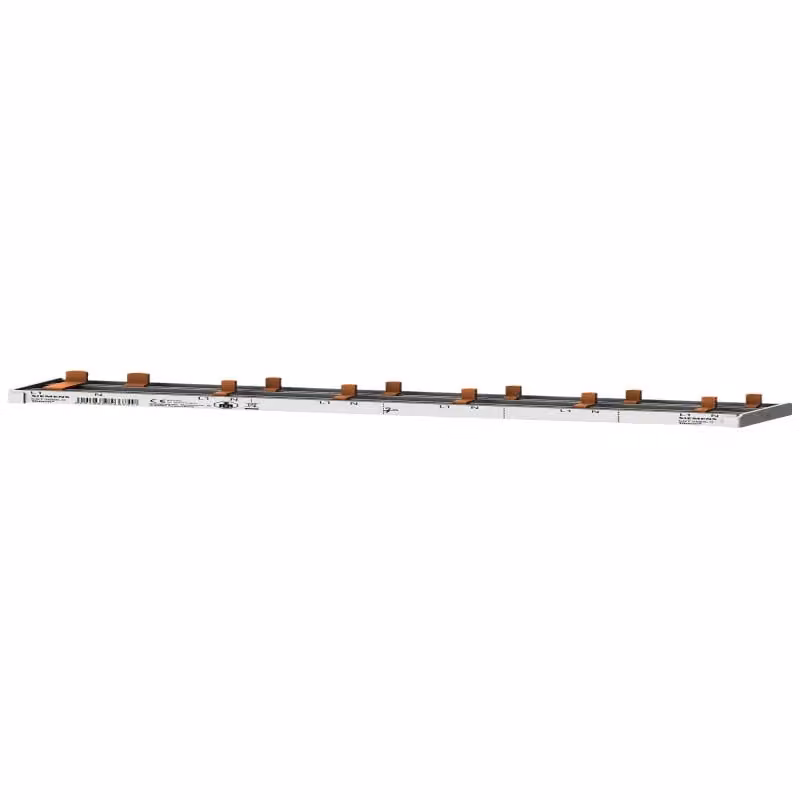 Slitta a spina Siemens compatta, 10 mm²; collegamenti: 2 poli (L e N); 1 interruttore differenziale a 2 poli + 5 interruttori AFDD 5SM6 5ST36850