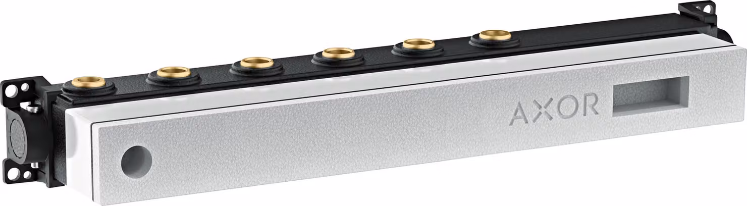 hansgrohe AXOR corps de base pour module thermostat Select, 4 consommateurs, 18312180, 18312180