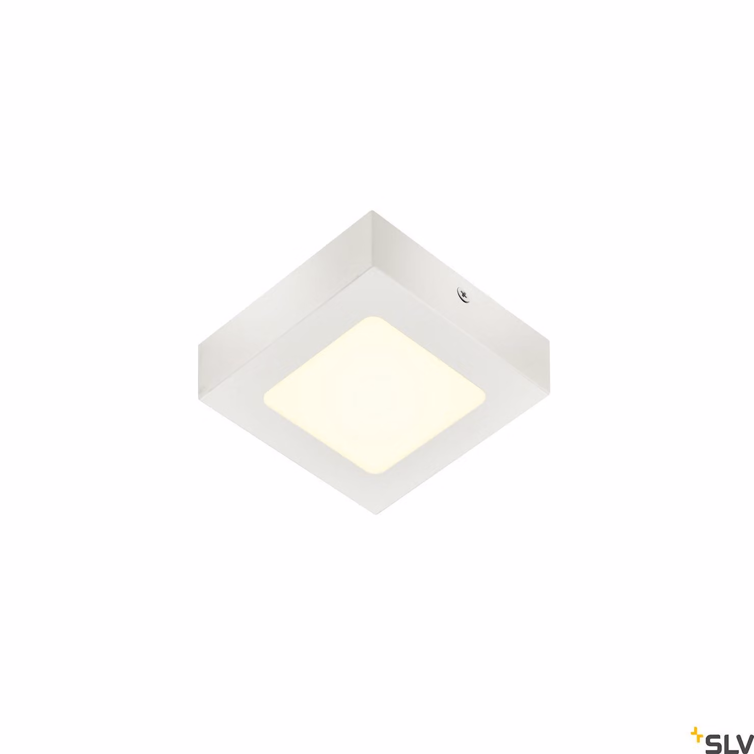 SENSER 12 CW, Apparecchio LED da parete e soffitto per interni bianco angolare 4000K