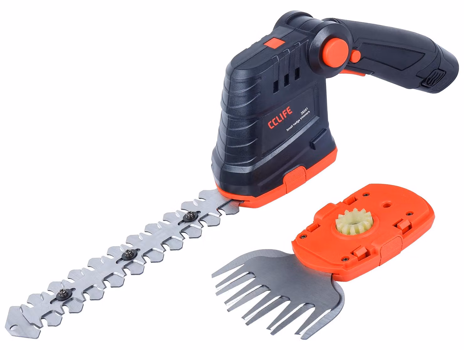 Tagliaerba e potatore per siepi 2-in-1, a batteria, 10,8 V, con larghezza di taglio di 120 mm e 200 mm
