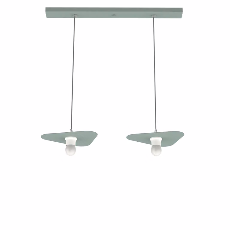 Lampada A Sospensione Cloud Lineare A 2 Luci, Monocolore Opaca