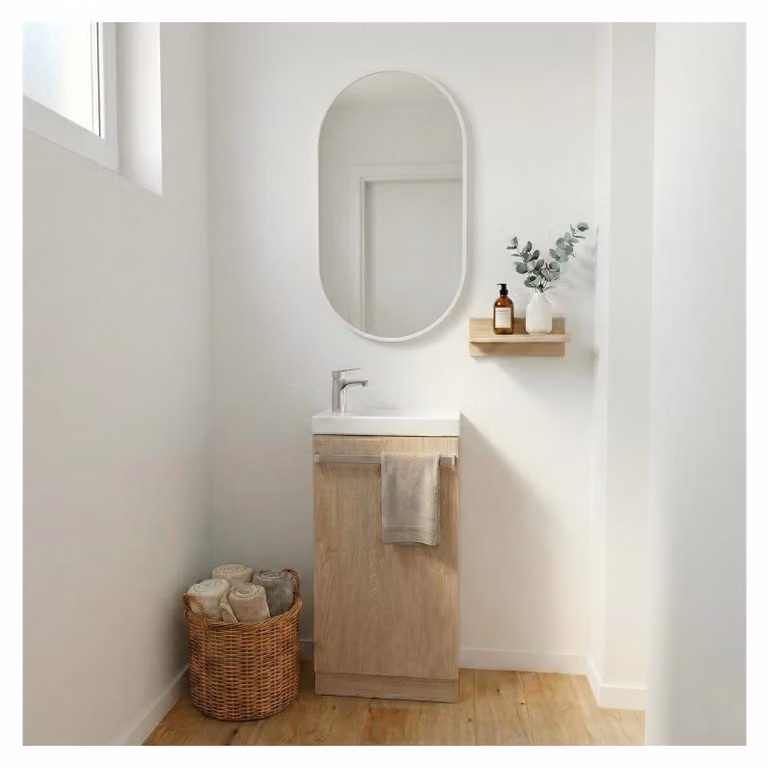 Mobile lavabo + lavabo + specchio JOHANN
