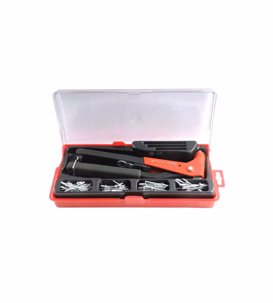 Rivettatrice Acciaio Sdx-4 Set Rivetti       Sacto