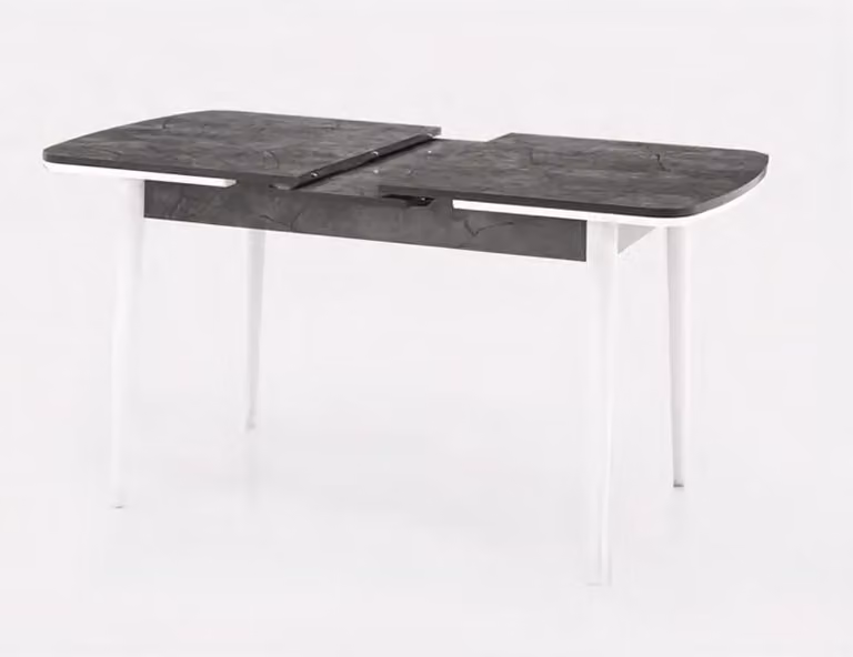 Esstisch Ausziehtisch Terrassentisch Wohnzimmertisch Schwarz Weiß Holz