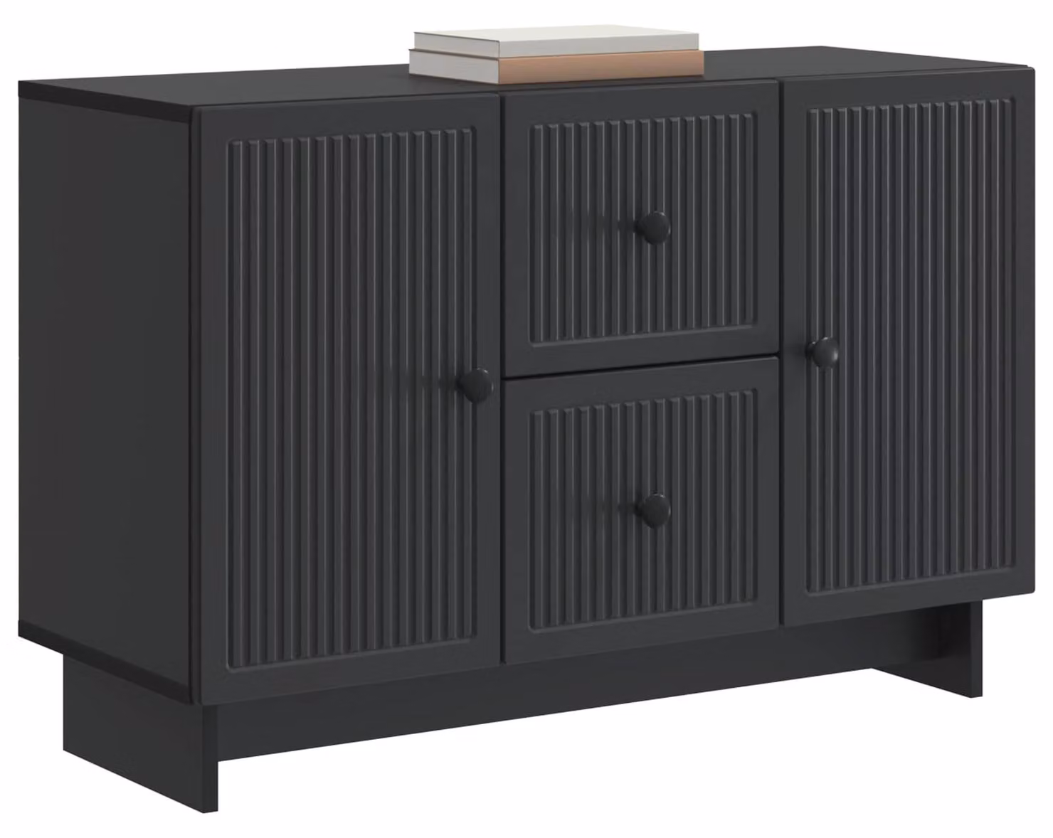 Credenza Nero 89 x 34,5 x 60 cm Legno ingegnerizzato