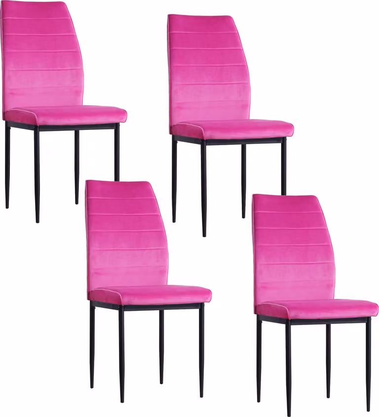 Set di 4 sedie Madison Velvet