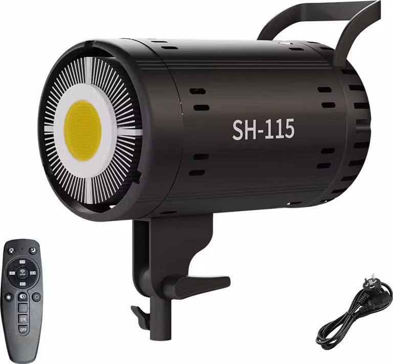 COB Video Light, luce bianca bilanciabile da 3200 a 5600K, luminosità di 18000 LUX, solo per illuminazione video