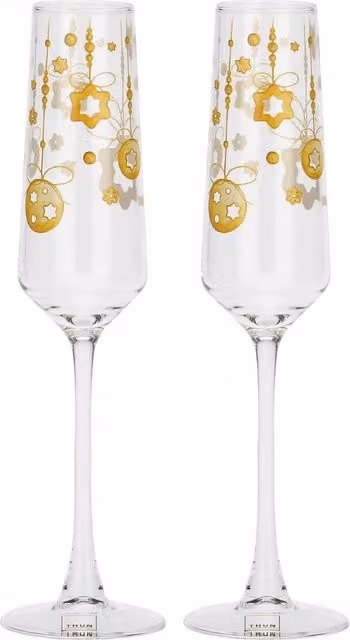 Set di 2 flûte per champagne Nachtmann, trasparente