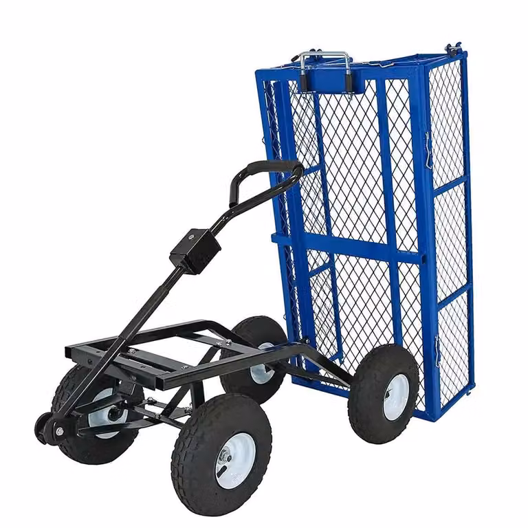 Carrello da trasporto inclinabile per giardino GW4 Carrello da giardino/attrezzature 180 kg