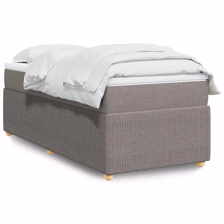 vidaXL Giroletto a Molle Ibrido con Materasso in Tessuto, L/P/H: 90 x 190 cm