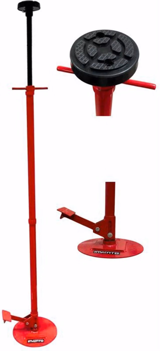 Cavalletto sollevatore telescopico con pedale per auto, supporto assale alto, 750 kg,162-200 cm,Invento