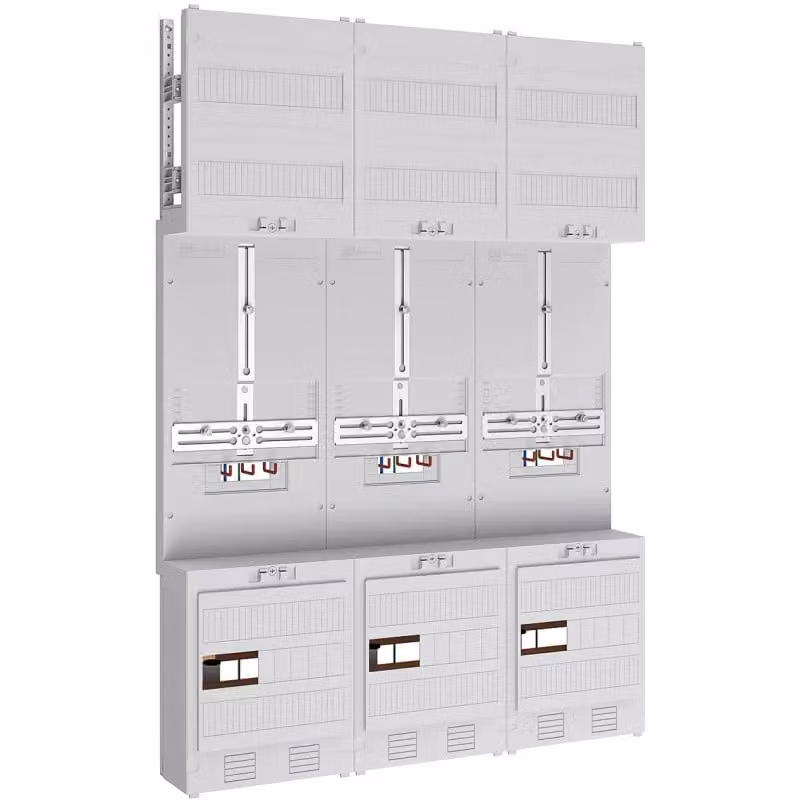 Spazio contatore 3pts 3z - Pannello contatori 3 file contatori kWh 0 Z37730