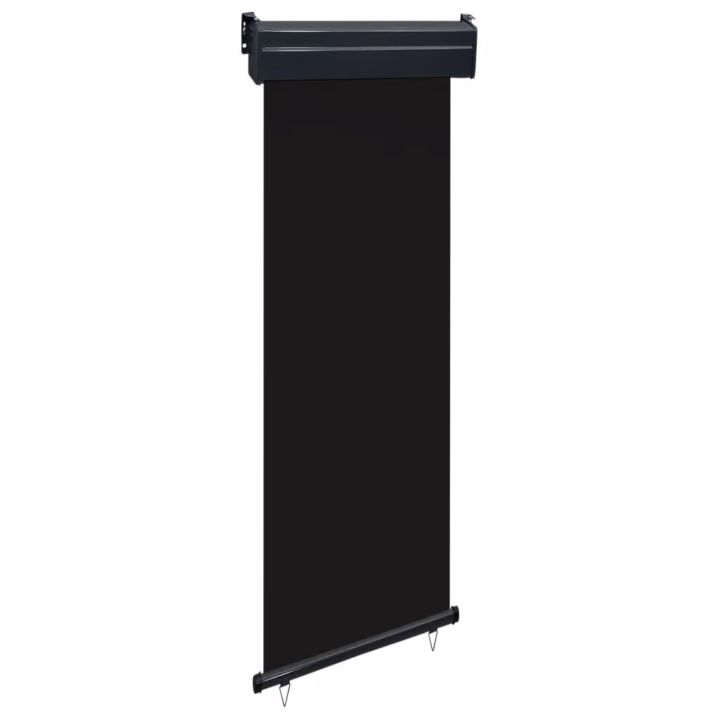 The Living Store Tenda laterale per balcone 60 × 250 cm Nero