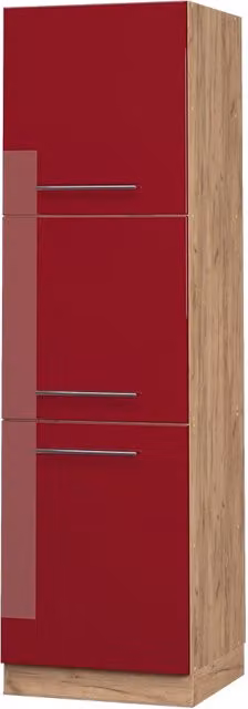 Mobile cucina dispensa Fame-Line Bordeaux lucido/Rovere dorato 60 cm Vicco
