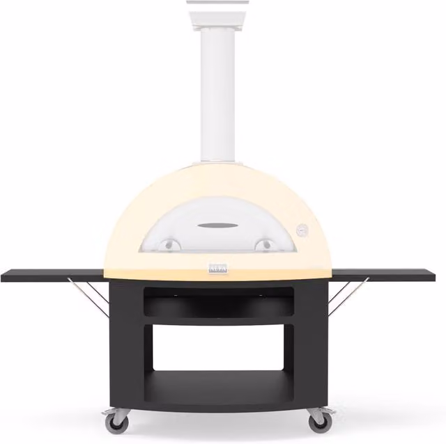Base Forno a Legna per Pizza da Esterno Allegro Giallo Nero Alfa Forni