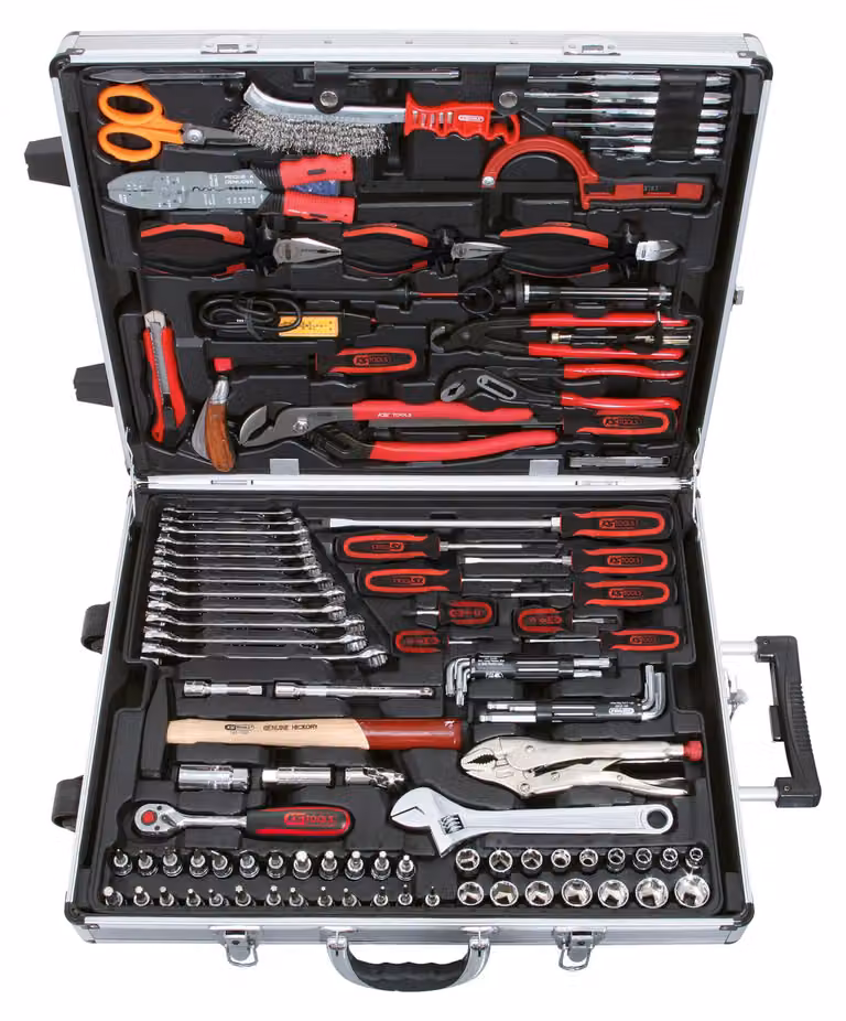 KS TOOLS 3/8" CHROMEplus set di utensili universali, 172 pezzi ( 918.0772 )