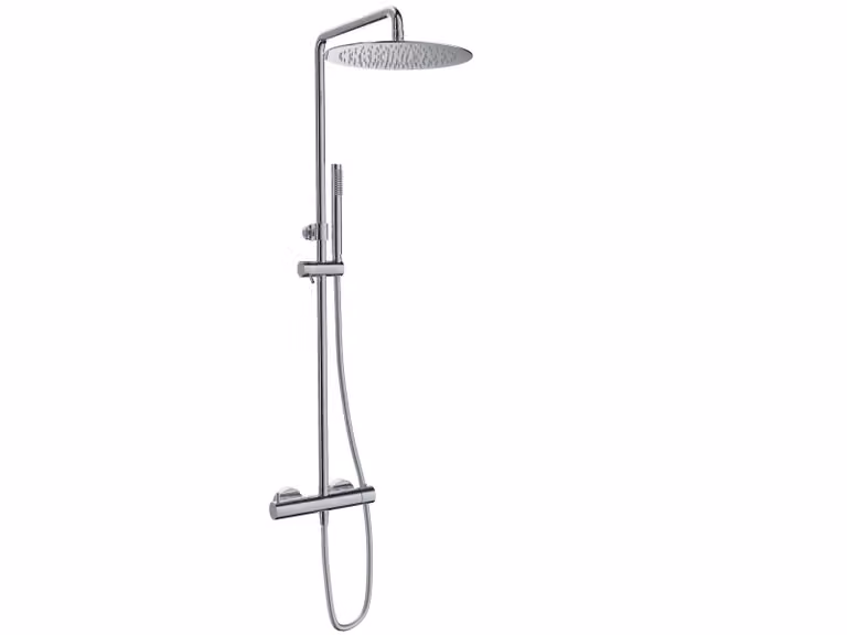 SANYCCES LOOP K Sistema doccia con termostato 30 cm, cromato
