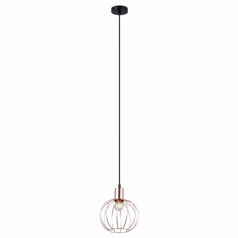 Italux Gervais lampada a sospensione industriale nera MDM-3344/1 BK+COP