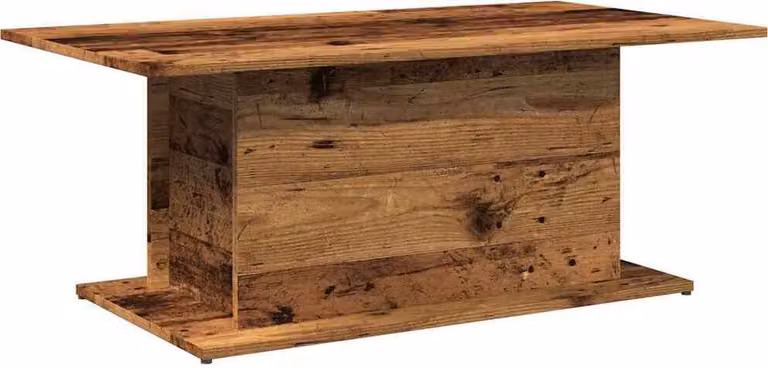 Tavolino da Salotto Legno Antico 102x55,5x40 cm in Truciolato