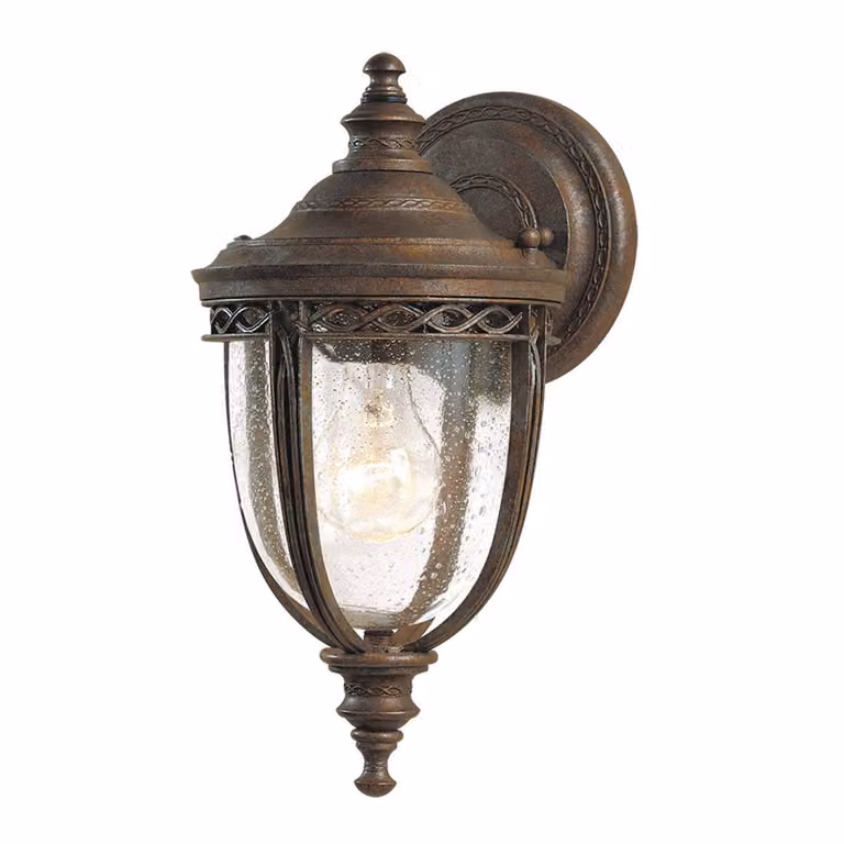 Lampada da parete per esterni English Bridle 1xE27 bronzo britannico Feiss FE-EB2-S-BRB