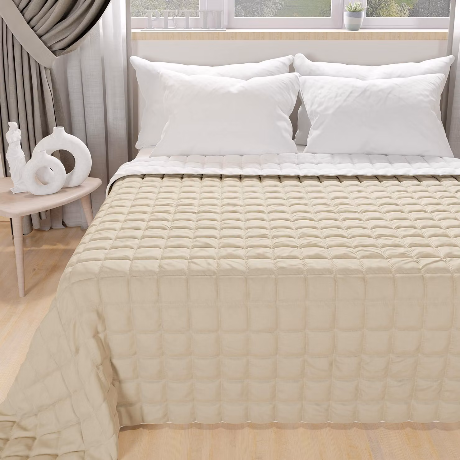 Coperta matrimoniale singola, due facce, realizzata in microfibra al 100%