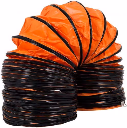 Tubo flessibile per condotto in PVC VEVOR arancione, diametro 30,48 cm, lunghezza 4,88 m