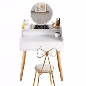 Toeletta con specchio bianca – Stile scandinavo e loft