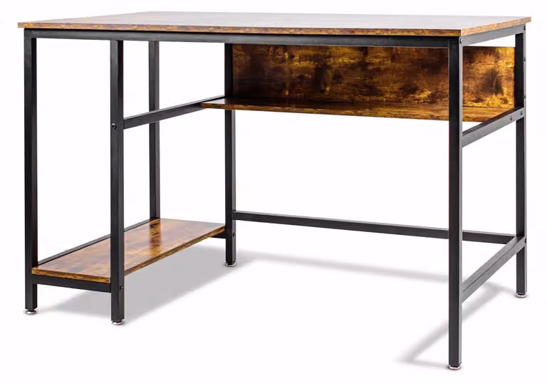 Hanami - Scrivania in stile industriale, scrivania per computer, 120x60xH75 cm