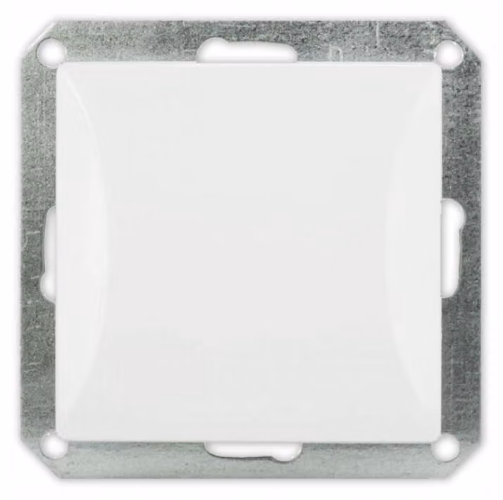 Interruttore per luce a gradini Timex-Elektro Opal, modulo unipolare, bianco