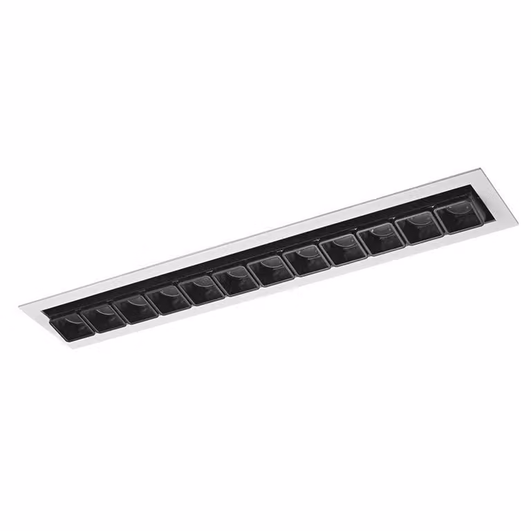 Italux ONFL-0352-3K Erba, faretto da incasso a LED per esterni, 5 W/360 lm, 3000 K, grado di protezione IP65, nero