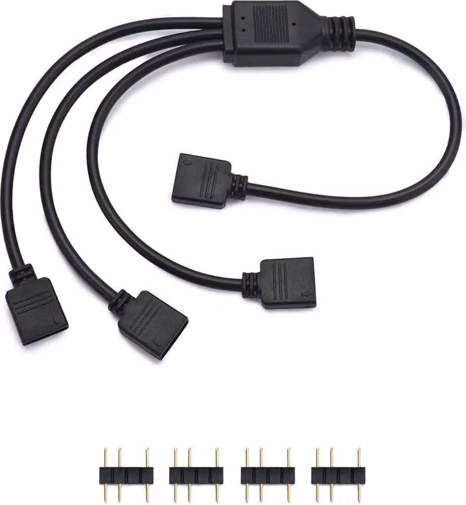 QWORK® Cavo splitter ARGB per dissipatore CPU e ventola ARGB 30 cm