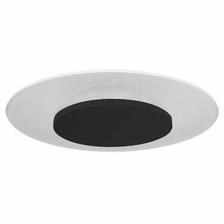 Plafoniera - nero - LIDO - plastica metallo - Ø 42cm - LED - 7799ZW - Steinhauer
