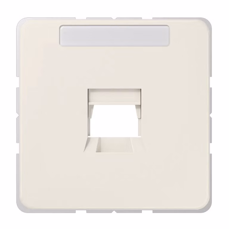 Jung 569-1WE Copertura con campo di scrittura 6 x 37 mm bianco