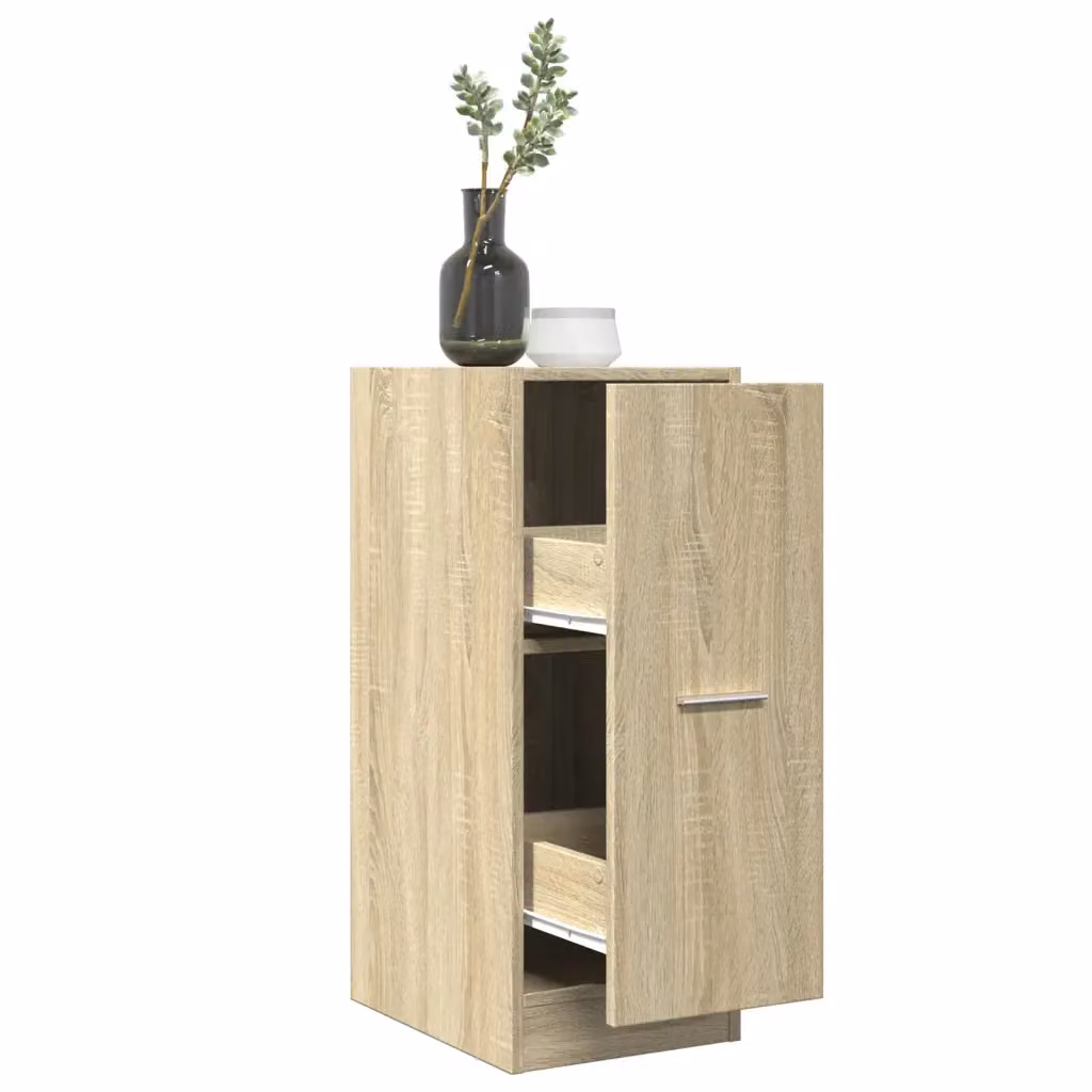Armadietto da Farmacia da Parete vidaXL in Rovere Sonoma, L/P/H: 30 x 41 x 77,5 cm
