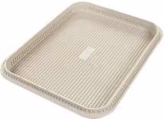 Stampo per focaccia e pane rettangolare Silikomart in silicone Grigio L: 34,5 cm, P: 26,5 cm, H: 2,8 cm