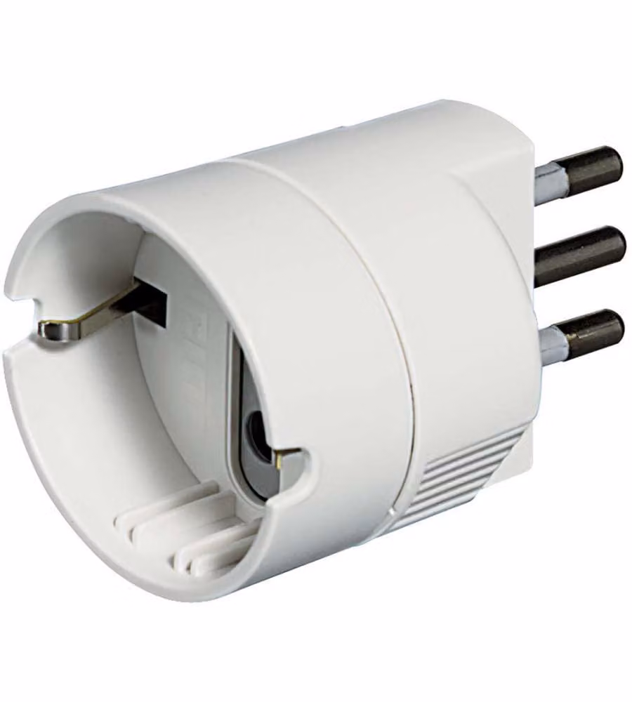 Bticino Adattatore spina 10A P30 Bianco - Design moderno e compatto