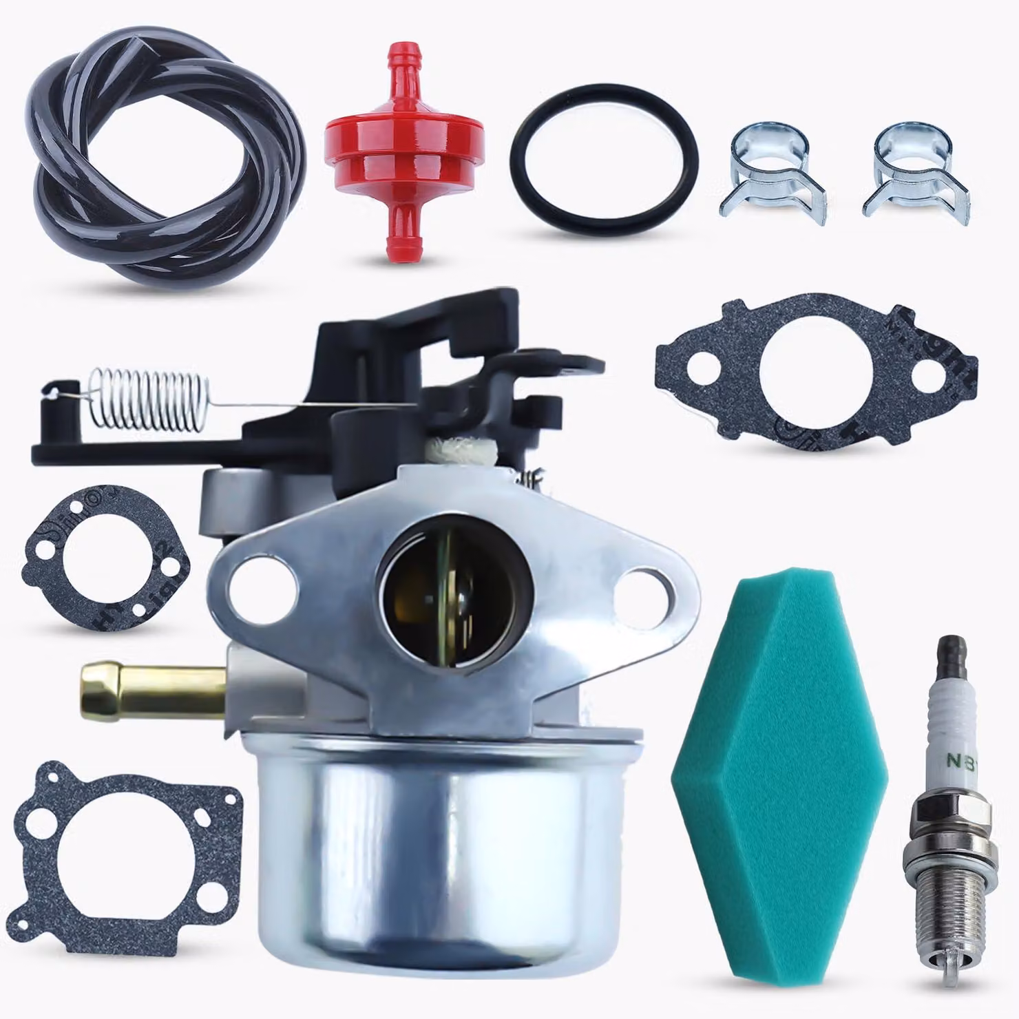 Kit carburatore per motori Briggs & Stratton da 2700–3100 PSI, compatibile con il codice 796608 e altri modelli.