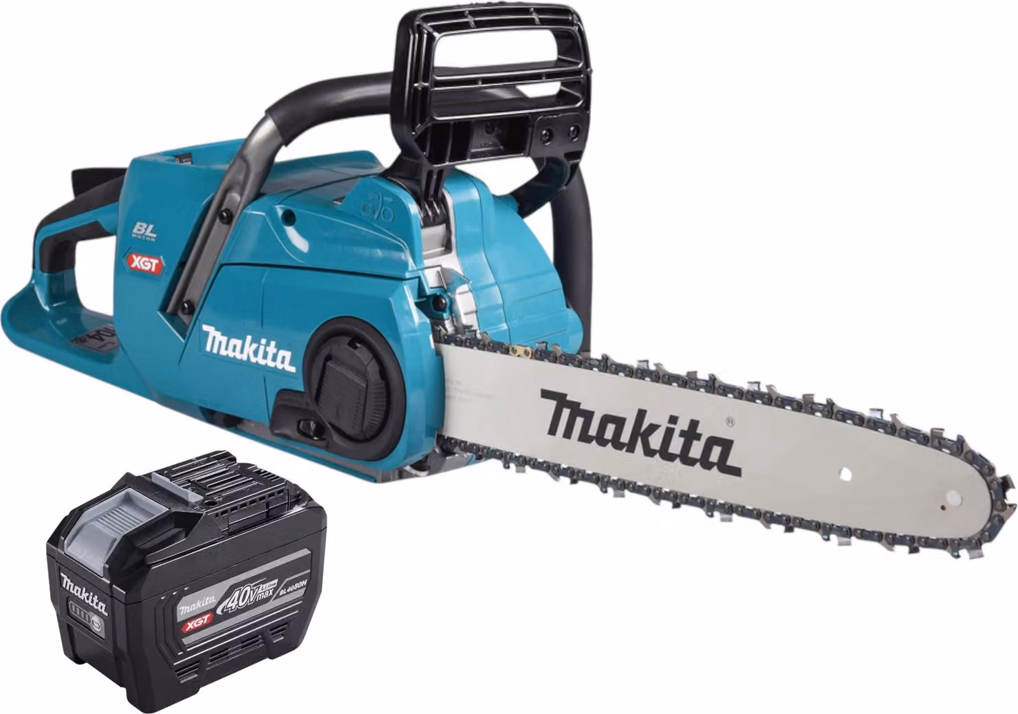 Makita UC 015 GE1 Sega a catena a batteria 40 V max. 35 cm Brushless + 1x batteria 8,0 Ah - senza caricabatteria