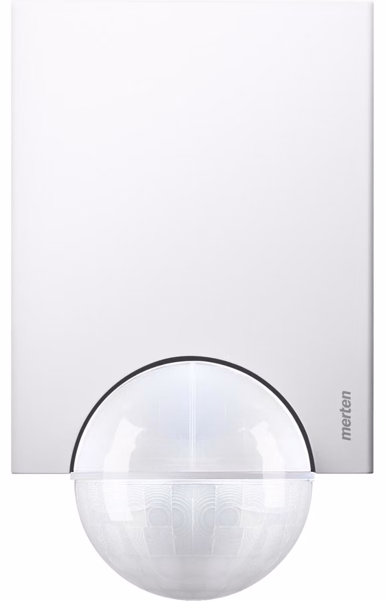 Merten Rivelatore di movimento PIR a parete, a soffitto, a superficie 565426 220° bianco polare IP55 (565426)