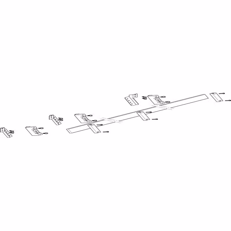 ABN Modulo per guide di raccolta 3FB/1RE N/PE con CU 30x10 mm, unipolare, 30° Standard MXSC31461