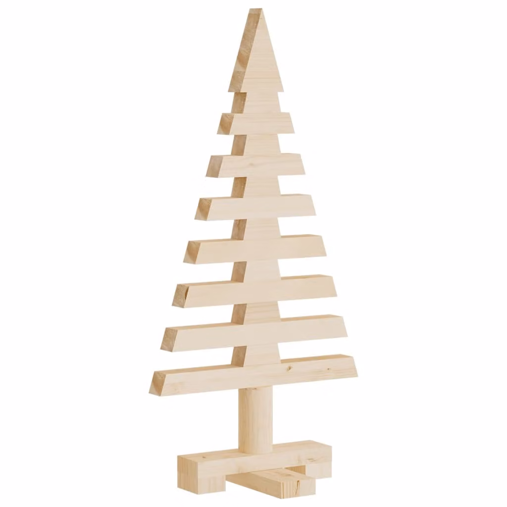 | Albero di Natale in legno | naturale 60 cm Legno di pino massello