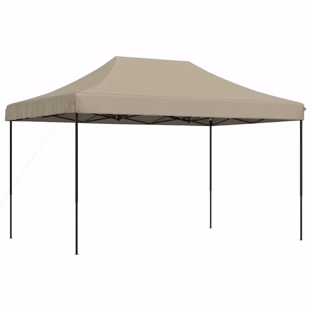 Tenda da Festa Pieghevole Pop-Up Gazebo Beige L/P/H: 292 x 292 x 315 cm – 2