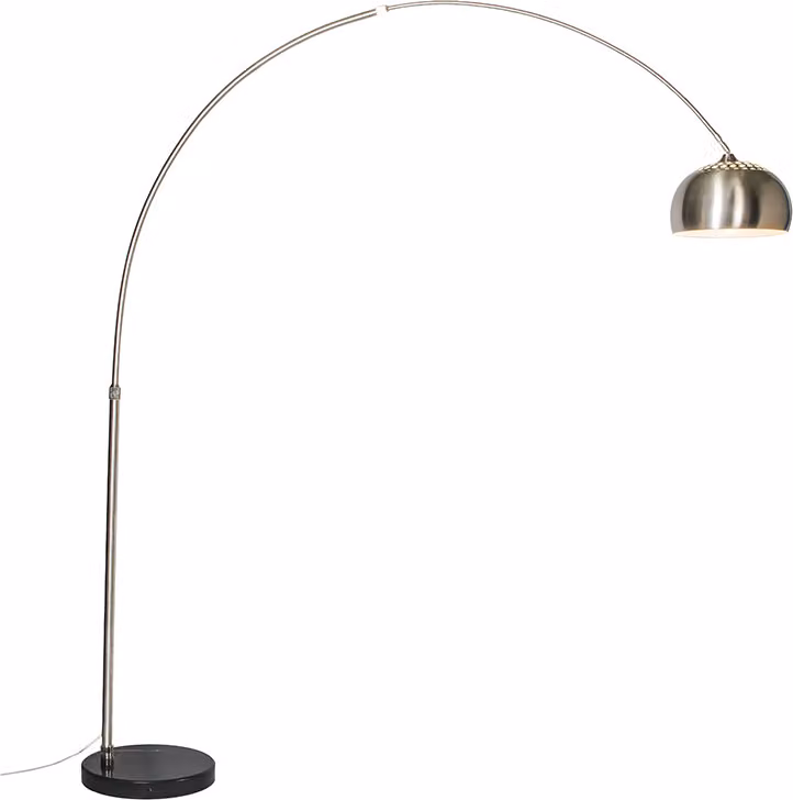 Lampada da parete in acciaio con paralume in metallo, 32 cm, regolabile, dimensioni extra large