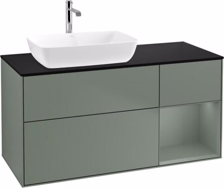 V&B mobile da parete Finion 120cm, Pl b m, Rg Oli. m Lac, Oli. m Lac