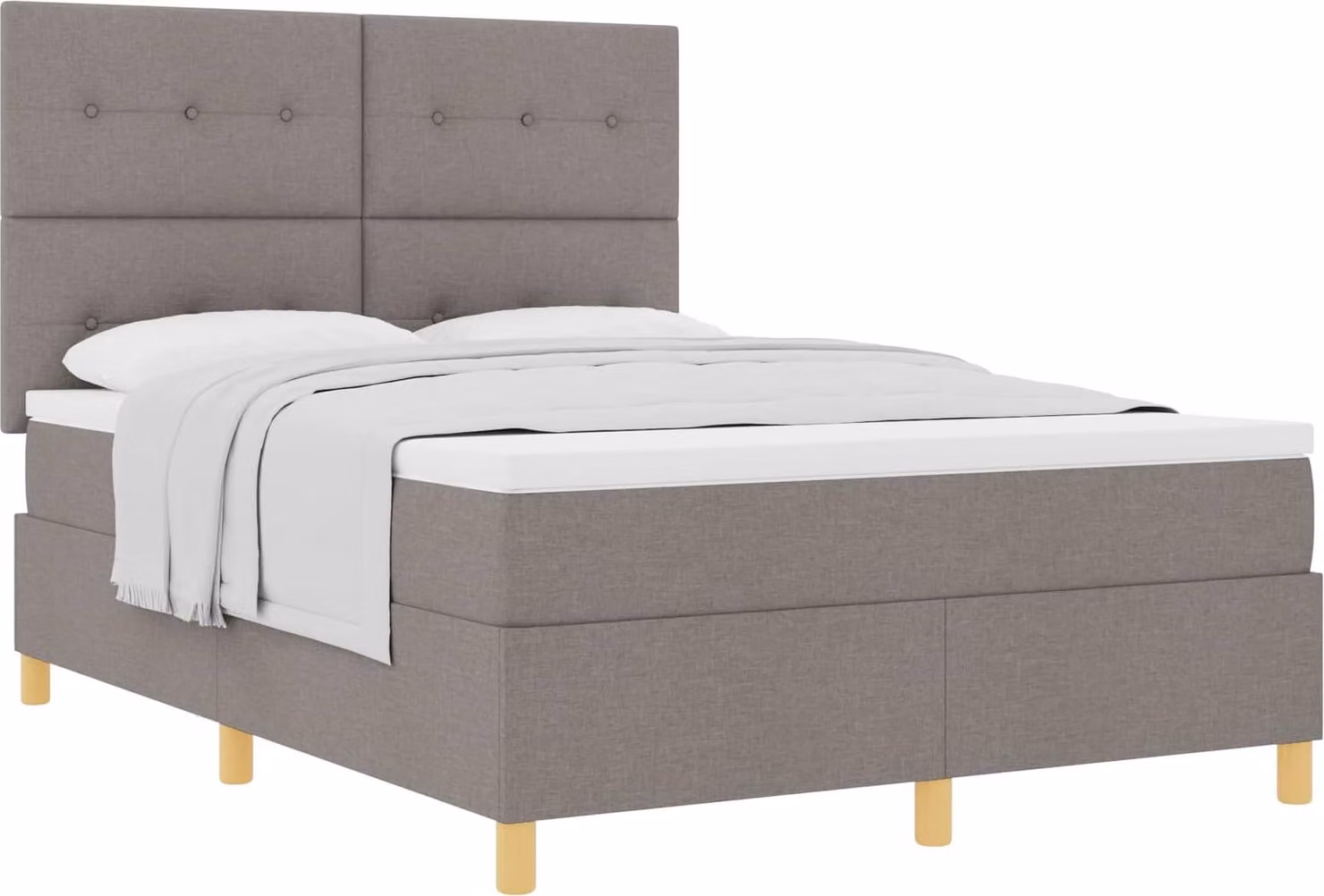 Letto a molle con materasso Talpa 160 x 200 cm Tessuto