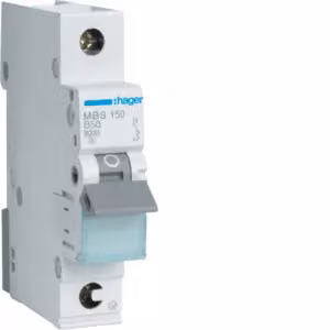 Interruttore Hager LS 1 polo 6kA B-50A 1M QC MBS150